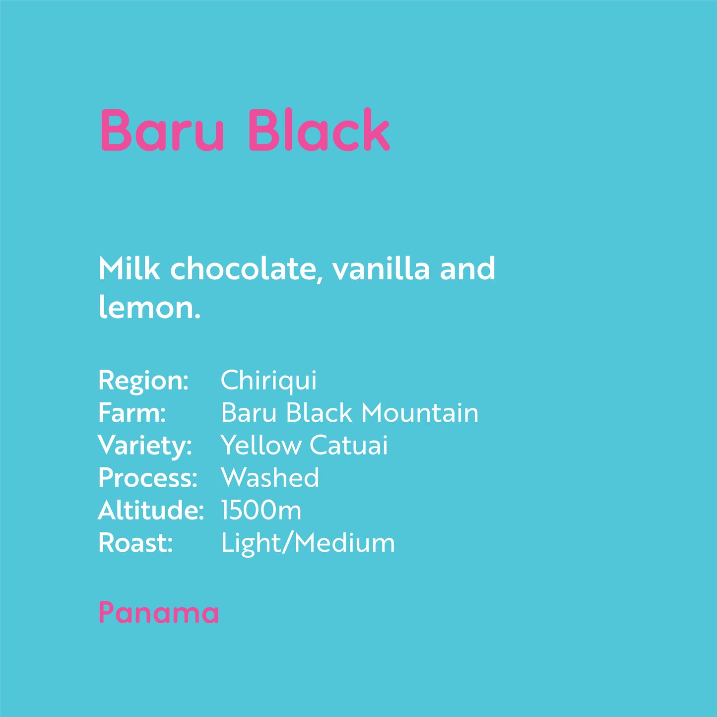 Panama - Baru Black