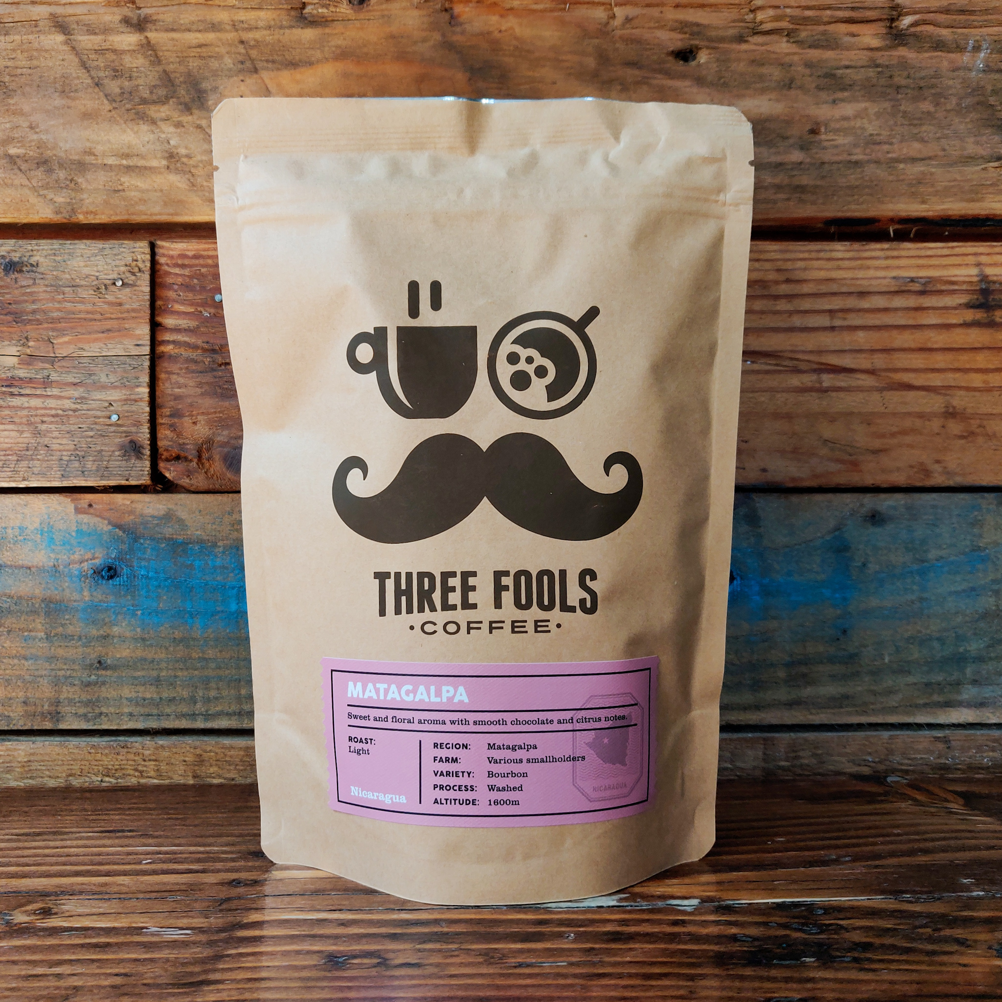 Three Fools Coffee Nicaraguan Coffee Matagalpa 1KG